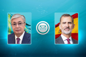 Фотография к новости: Касым-Жомарт Токаев поздравил короля Испании