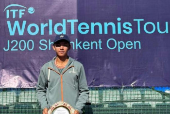 Фотография к новости: Зангар Нурланулы выиграл четвертый в карьере трофей ITF Juniors