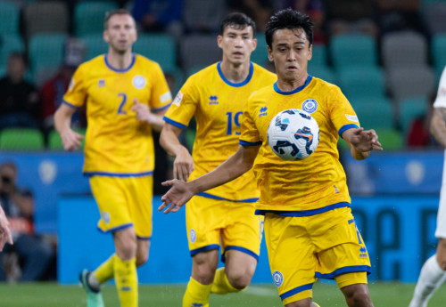 Фотография к новости: Казахстан проиграл Словении в матче Лиги наций УЕФА