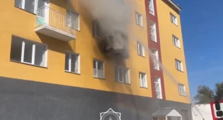 15 человек эвакуировали из-за пожара в Жамбылской области