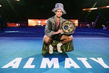 Фотография к новости: Карен Хачанов стал чемпионом АТР 250 Almaty Open