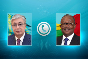 Фотография к новости: Токаев пригласил президента Гвинеи-Бисау в Казахстан