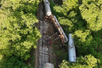 Фотография к новости: Поезд врезался в стадо слонов на Шри-Ланке