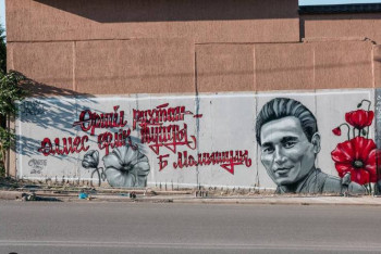 Фотография к новости: "Для меня это самовыражение": почему граффисты безвозмездно украшают Шымкент