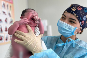 Фотография к новости: 850 маленьких граждан родились в Казахстане в День Республики