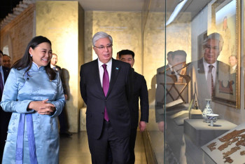 Фотография к новости: Токаев посетил Национальный музей Чингисхана