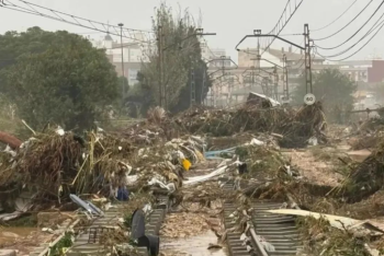 Фотография к новости: Здание суда превратили во временный морг из-за наводнений в Испании