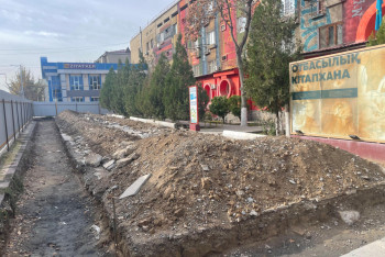 Фотография к новости: Шымкентцы пытаются отгородить детскую библиотеку от плотной застройки