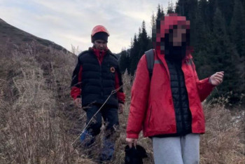 Фотография к новости: Туристку спасли в горах Заилийского Алатау