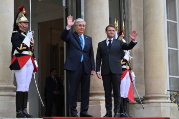 Фотография к новости: Касым-Жомарт Токаев прибыл в Елисейский дворец