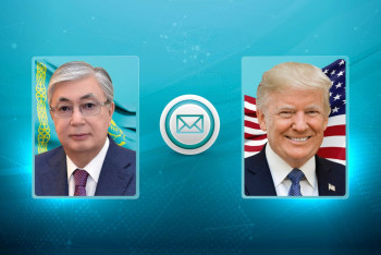 Фотография к новости: Токаев поздравил Трампа с победой на президентских выборах в США