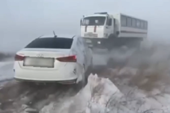 Фотография к новости: Семь человек спасли из снежного плена в Карагандинской области