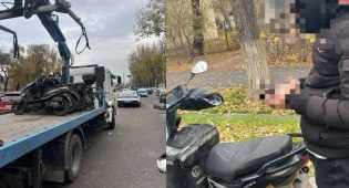 Более 30 тысяч мопедистов наказали за нарушения ПДД в Алматы