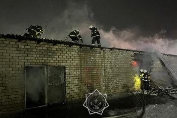 Магазин сгорел в Павлодарской области