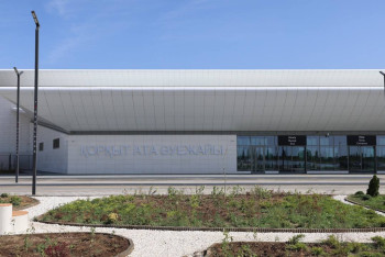 Фотография к новости: По поручению Президента в Кызылорде открыли новый терминал аэропорта "Коркыт Ата"