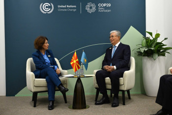 Фотография к новости: Токаев пригласил президента Северной Македонии в Казахстан