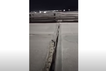 На объездном мосту Атырау расходятся конструкции