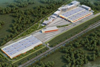 Фотография к новости: В Астане началось строительство депо LRT