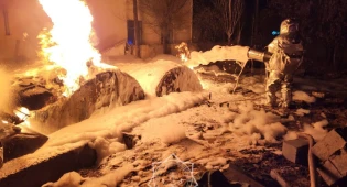 АЗС загорелась в Кызылординской области