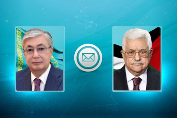 Фотография к новости: Касым-Жомарт Токаев направил телеграмму поздравления президенту Палестины