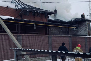 Фотография к новости: Пожар в частном доме в Астане: есть погибшие