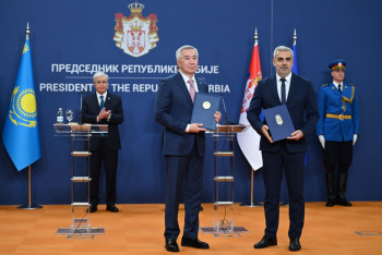 Фотография к новости: Какие документы подписаны по итогам переговоров президентов Казахстана и Сербии