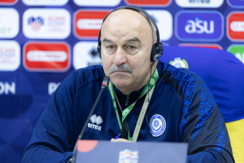 Фотография к новости: С игроками сборной Казахстана мы на одной волне - Черчесов