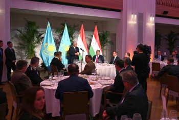 Торжественный прием в честь Президента Казахстана провели в Венгрии