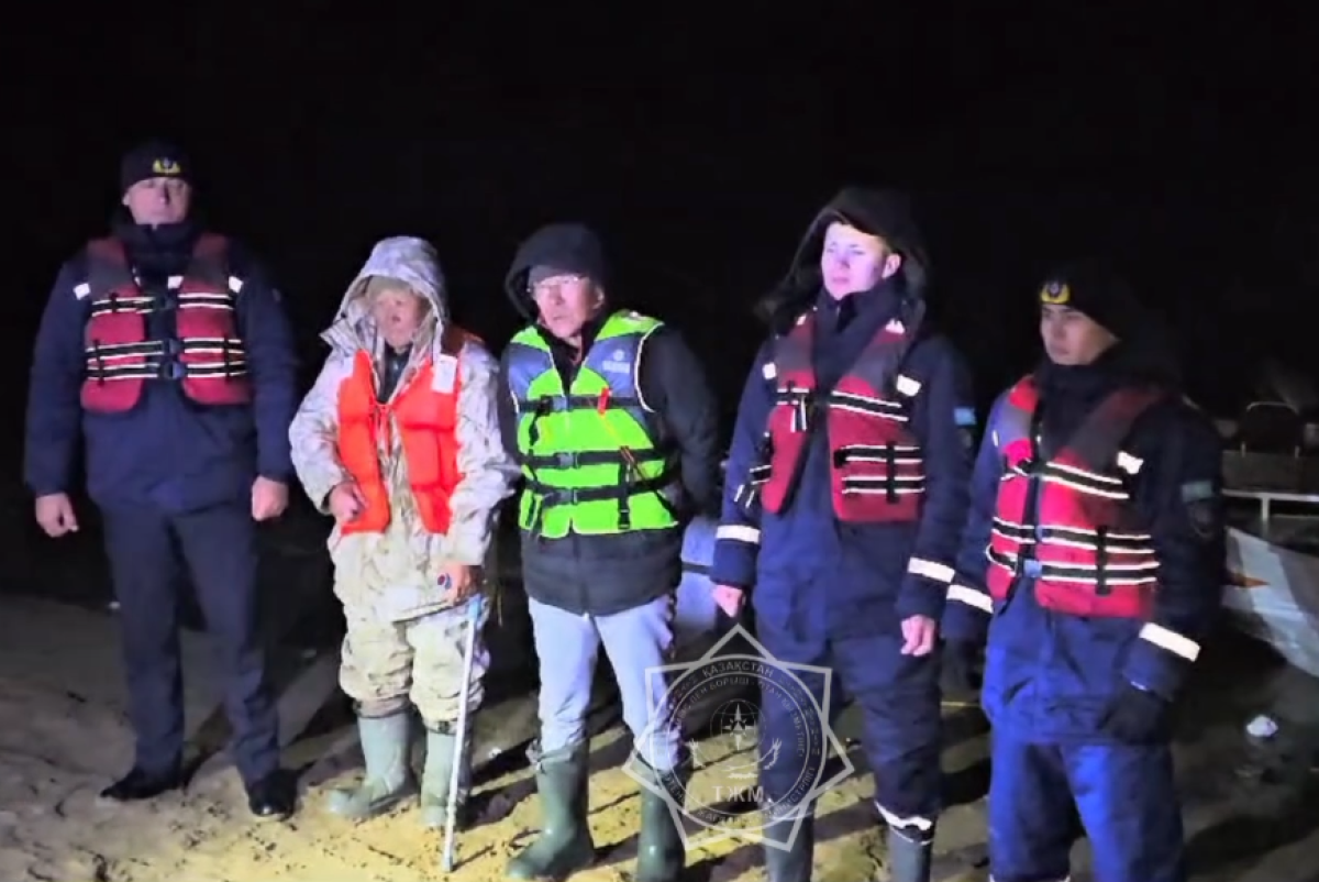 скриншот с видео МЧС РК