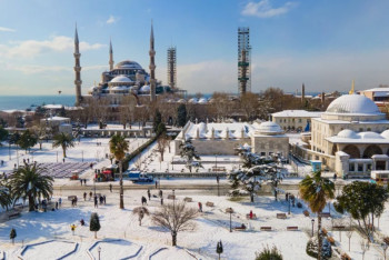 Фотография к новости: Мощный снегопад накрыл Турцию