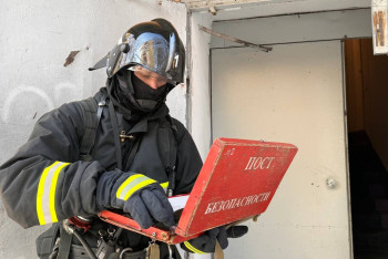 Фотография к новости: Пожар в колледже произошёл в Семее