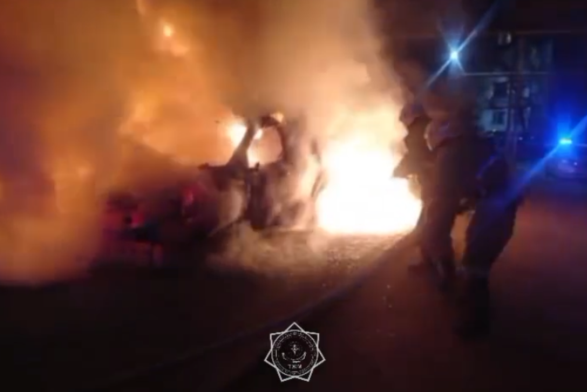 скриншот с видео МЧС РК