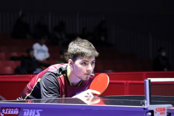 Фотография к новости: Казахстанец пробился в 1/8 финала молодёжного чемпионата мира по настольному теннису