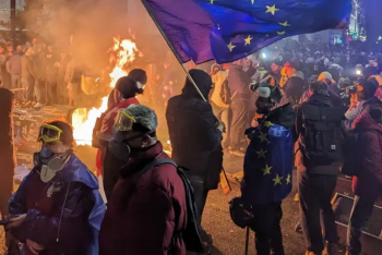 Фотография к новости: Протесты в Грузии: В МВД выступили с заявлением