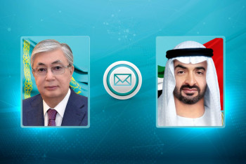 Фотография к новости: Касым-Жомарт Токаев направил телеграмму поздравления президенту ОАЭ