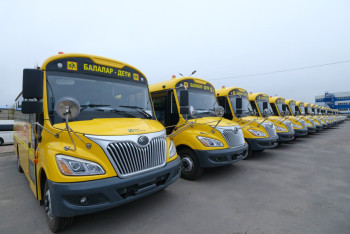 Фотография к новости: Сто школьных автобусов собираются закупить власти Алматы