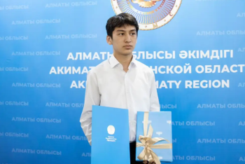 Фотография к новости: Президент отметил успехи юного жителя Талгара