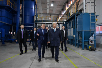 Фотография к новости: Мы считаем важным превращение Казахстана в страну с развитой промышленностью - Токаев