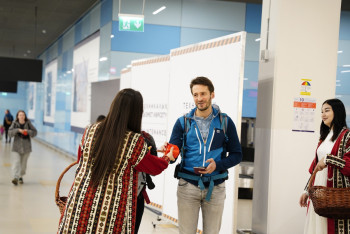 Фотография к новости: Необычную акцию организовали в Алматы в честь Дня Независимости