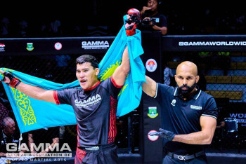 Фотография к новости: Полицейский из Актобе стал чемпионом мира по ММА