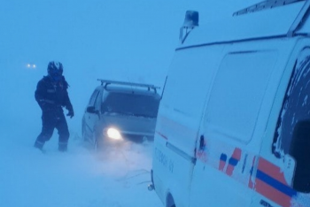 Фотография к новости: Более 500 человек спасли из снежных заносов в Казахстане