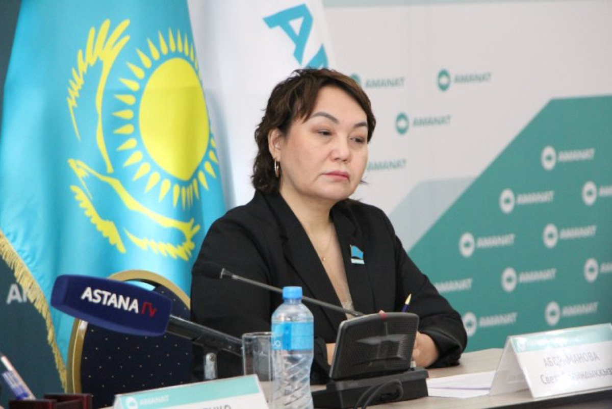 пресс-службы ПОФ партии "AMANAT"