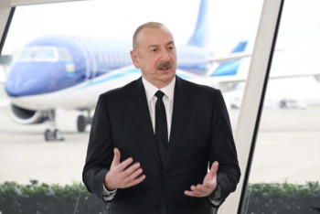 Фотография к новости: Повреждения извне: Ильхам Алиев назвал ряд фактов об авиакатастрофе близ Актау