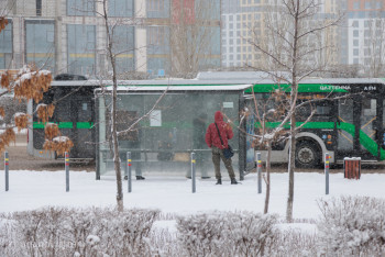 Фотография к новости: Жителей Астаны в первый день 2025  года предупредили синоптики