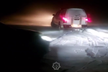 Фотография к новости: Водителя спасли на трассе в новогоднюю ночь в Костанайской области