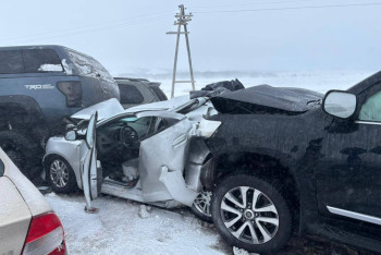 Фотография к новости: Возвращайтесь в город: в МЧС обратились к водителям в связи с массовым ДТП на трассе
