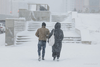 Фотография к новости: Метель, туман и гололёд: по Казахстану снова объявили штормовое предупреждение