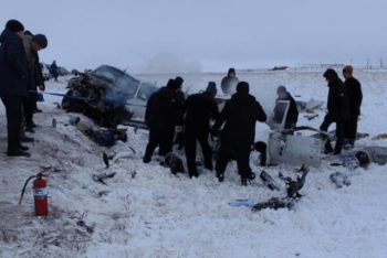 Фотография к новости: Люди погибли в результате страшного ДТП в области Улытау