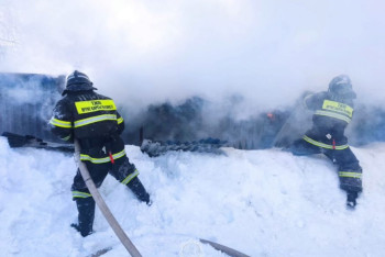 Фотография к новости: Ребёнка спасли при пожаре в ВКО