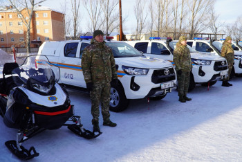 Фотография к новости: Универсальное спасательное подразделение открылось в Акмолинской области